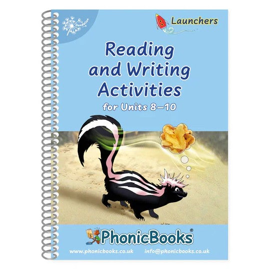 Dandelion Launchers units 8-10 Reading and Writing Activities