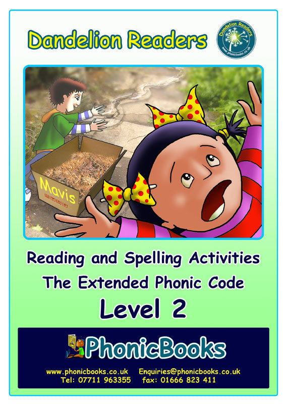 Dandelion Reading and Spelling Activities Extended Level 2
