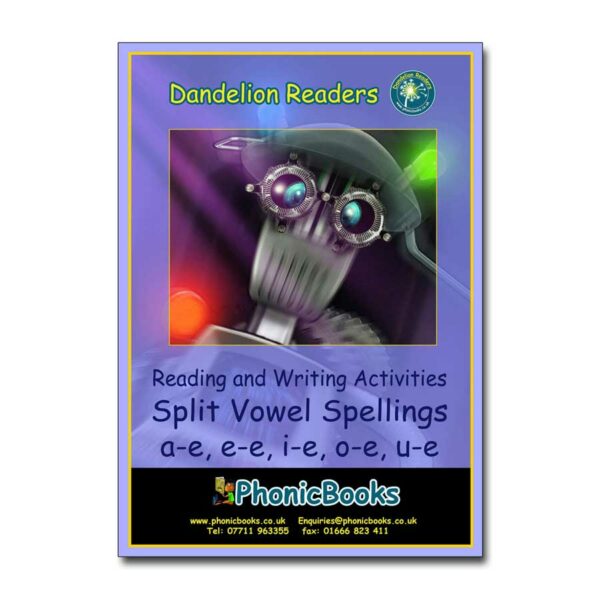 Dandelion Reading and Writing Activities Split Vowel Spellings