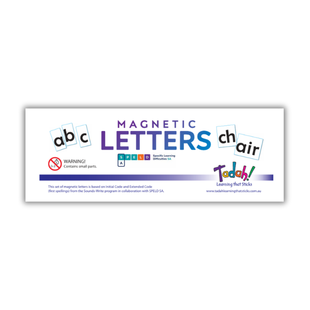 Tadah Magnetic Letters (based on the Sounds-Write program)